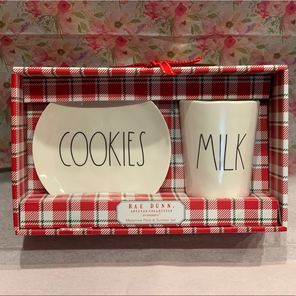 Rae Dunn Other - 🆕 Rae Dunn Cookies & Milk Set